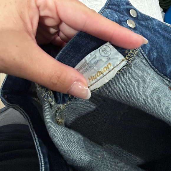 Hudson Jeans Dark Blue Mini Skirt - Picture 4 of 5